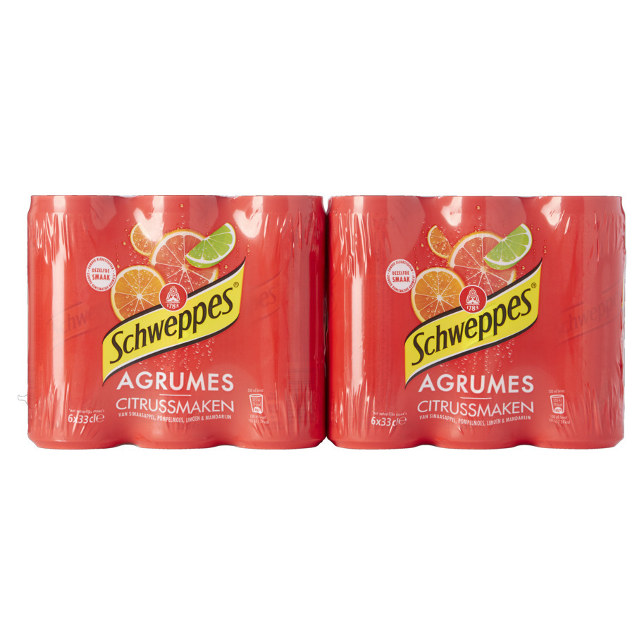 SCHWEPPES AGRUMES 6X33CL