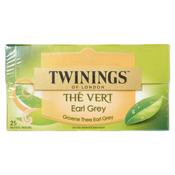 Tee earl grey twinings green tea