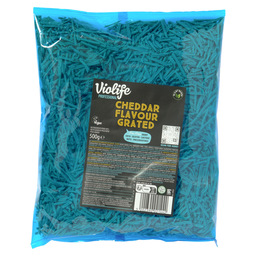 Vegan cheese cheddar grated