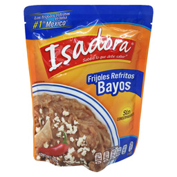 Refried pinto beans in pouch