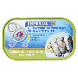 Sardines huile d'olive 125 gr