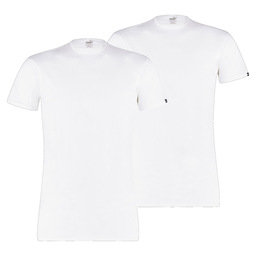 Basic t-shirt crew rond wit xl