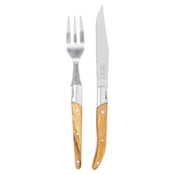 Luxury line mini cutlery 8-pcs olive woo