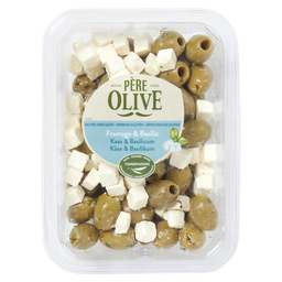 Olives + fromage blanc fraiches vertes d
