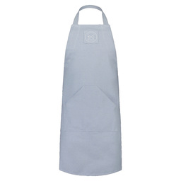 Recycled cotton apron - sky blue