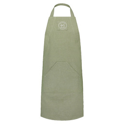 Recycled cotton apron - pistachio