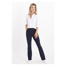 Le pant flare travel ++ navy-m (maat 38)