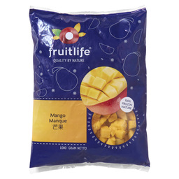Mango cubes iqf fruit life
