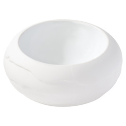 Terra round bowl 18 h8cm white