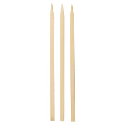 Prikker plat bamboe 9mm/18cm  hanos