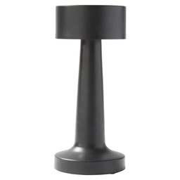 Tafellamp mat zwart- h 21cm