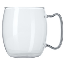 Moscow mule glass black transparent