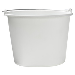 Bucket 12 liter white