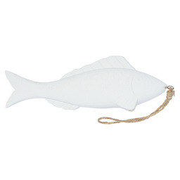 Hanger fish rakke s white