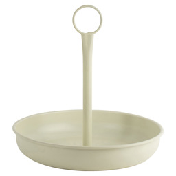 Round serving tray with handle ø25cm