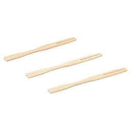 Pique-fourchette en bambou 9cm 2-dents