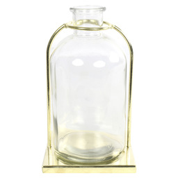 Vase bottle rd kirby s clear
