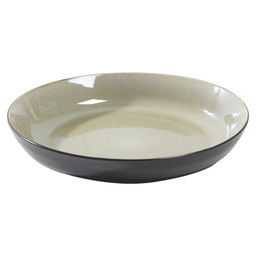 Dish 24.5x4 cm pure grey/black