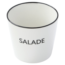Hrc pot with text 'salade' d9xh8cm
