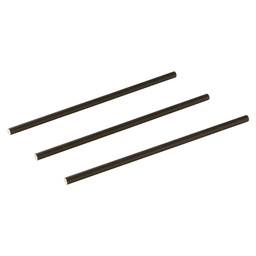 Straight straw paper (fsc) black ø 8 mm