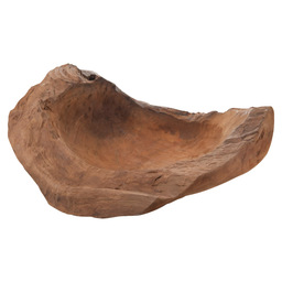 Bowl teak wood 60x60x14cm