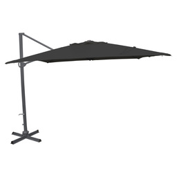 Patio umbrella eifel 3x3 grey/black