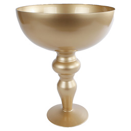 Schale &quot;trophy&quot; xxl gold-antik glas 25x2