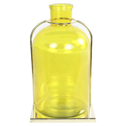 Vase flasche rd kirby l amber