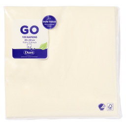 Servet papier 40cm/2l 1/4v cream
