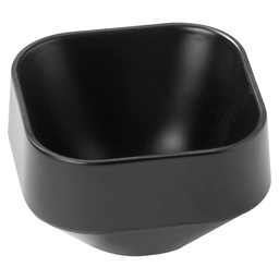Bowl square 6cm - matte black melamine