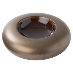 Donut bord metallic goud 17x5,3cm