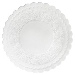 Place mat white 9 cm 8-ply