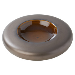 Donut bord metallic goud 22x5,3cm