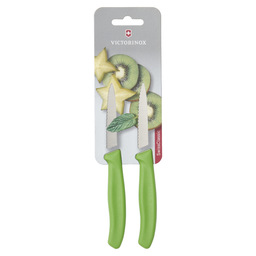 Vegetable peeler ss/green 2 units