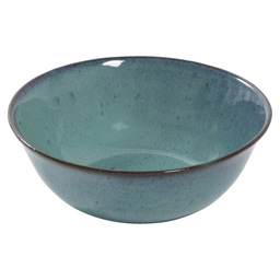 Bowl round 18 cm hg6.5 aqua blue