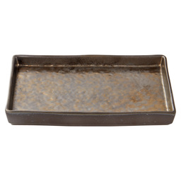Plate rectangular lagoa metal 19cm