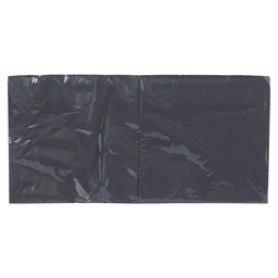 Servet 33cm/2l neutraal zwart 