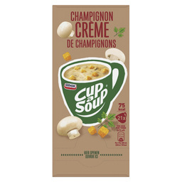 Champignon cremesoep  cup a soup caterin