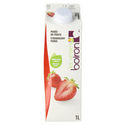 Pasteurised fruit puree : strawberry 1l
