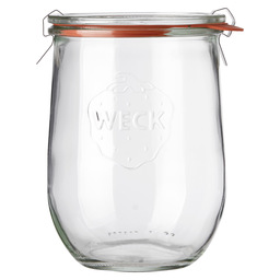Weck jar tulip glass 1l/deksel 100mm