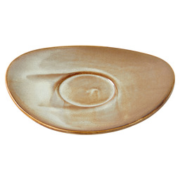 Saucer 15.5x14cm for cup 0.19l+0.28l cre