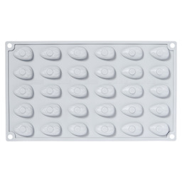 Silicone mould 30x17,5 cm - 30 indents -