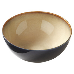 Bowl 10.8xh5 cm tdr grey/dark blue