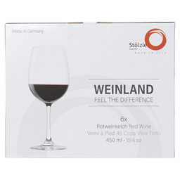 Wine glass weinland red wine 45cl