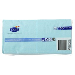 Serv.mint blue 24x24cm 3-lgs tissue uni