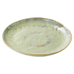 Pure plate 20.5 cm sea green