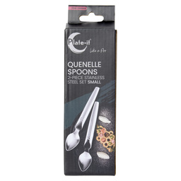 Plate-it quenelle lepels small 2-delige