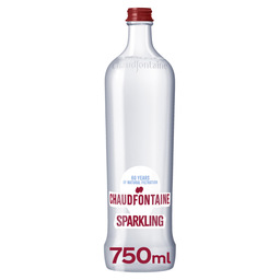 Chaudfontaine sparkling 75cl glas