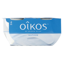 Greek yoghurt natuur 4x115gr
