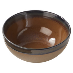 Bowl surface 15x6,5cm rust-brown